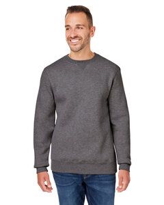 J. America 8424JA - Unisex Premium Fleece Sweatshirt Carbón de leña Heather