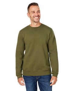 J. America 8424JA - Unisex Premium Fleece Sweatshirt Verde Militar
