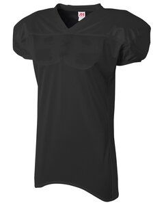 A4 N4242 - Adult Nickleback Tricot Body w/ Double Dazzle Cowl And Skill Sleeve Football Jersey Negro