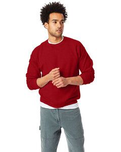 Hanes P1607 - Unisex Ecosmart® 50/50 Crewneck Sweatshirt Red Pepper Hthr