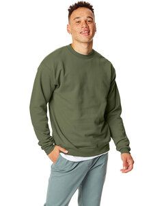 Hanes P1607 - Unisex Ecosmart® 50/50 Crewneck Sweatshirt Fatiga Verde