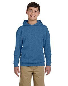 Jerzees 996Y - Youth 8 oz., 50/50 NuBlend® Fleece Pullover Hood  Vint Htr Blue
