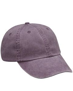 Adams AD969 - 6-Panel Low-Profile Washed Pigment-Dyed Cap Wild Plum