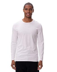 Threadfast 180LS - Unisex Ultimate Long-Sleeve T-Shirt Blanco