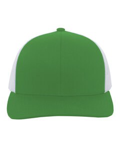 Pacific Headwear 104C - Trucker Snapback Hat Kelly/White