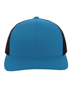 Pacific Headwear 104C - Trucker Snapback Hat Pan Tl/Charcoal