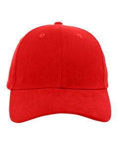 Pacific Headwear 101C - Brushed Cotton Twill Adjustable Cap Rojo
