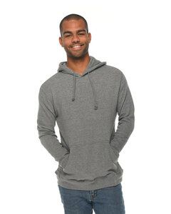 Lane Seven LS13001 - Unisex French Terry Pullover Hooded Sweatshirt Heather Graphite