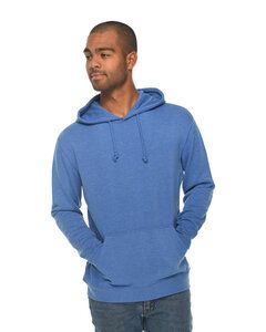 Lane Seven LS13001 - Unisex French Terry Pullover Hooded Sweatshirt Heather Royal