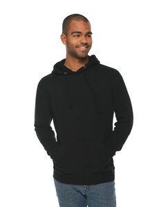 Lane Seven LS13001 - Unisex French Terry Pullover Hooded Sweatshirt Negro