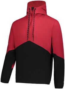 Russell R20DSM - Legend Hooded Pullover True Red/Black