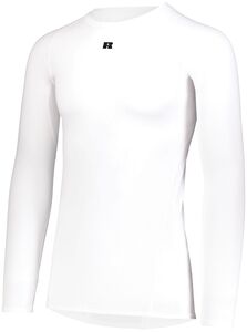 Russell R20CPM - Coolcore® Long Sleeve Compression Tee Blanco