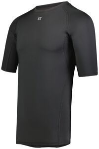 Russell R21CPM - Coolcore® Half Sleeve Compression Tee Negro