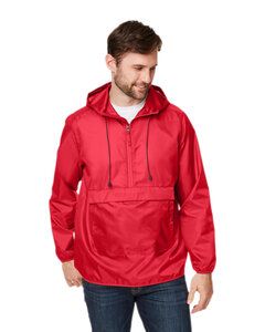 Team 365 TT77 - Adult Zone Protect Packable Anorak Deportiva Red