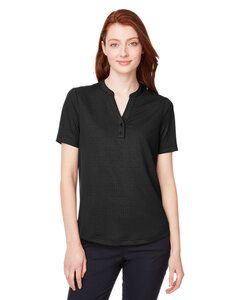 North End NE102W - Ladies Replay Recycled Polo Negro