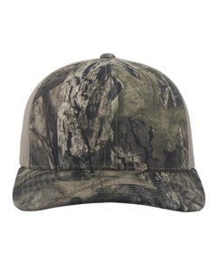 Pacific Headwear 108C - Snapback Trucker Cap Brkup Cntry/Kha