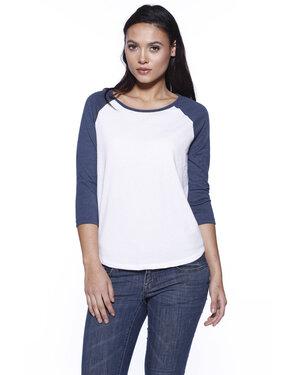 StarTee ST1475 - Ladies CVC Long-Sleeve Raglan