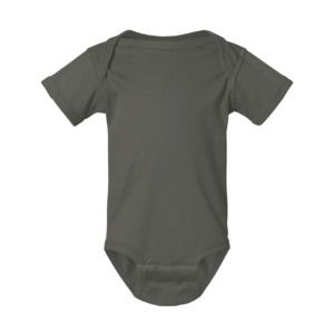 Rabbit Skins 4424 - Fine Jersey Infant Lap Shoulder Creeper Bamboo Blackout