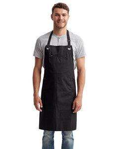 Artisan Collection by Reprime RP121 - Unisex Barley Contrast Stitch Sustainable Bib Apron