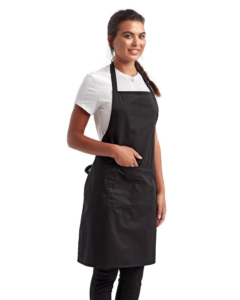 Artisan Collection by Reprime RP154 - Unisex 'Colours' Sustainable Pocket Bib Apron