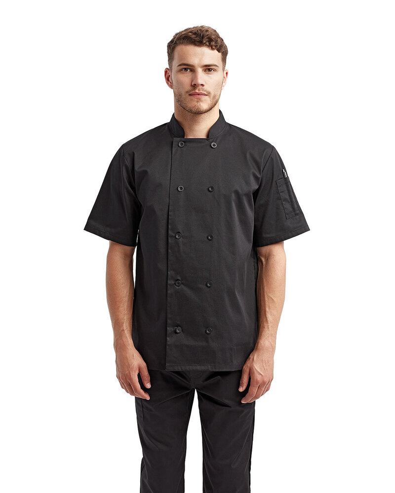 Artisan Collection by Reprime RP656 - Unisex Shirt-Sleeve Sustainable Chef's Jacket