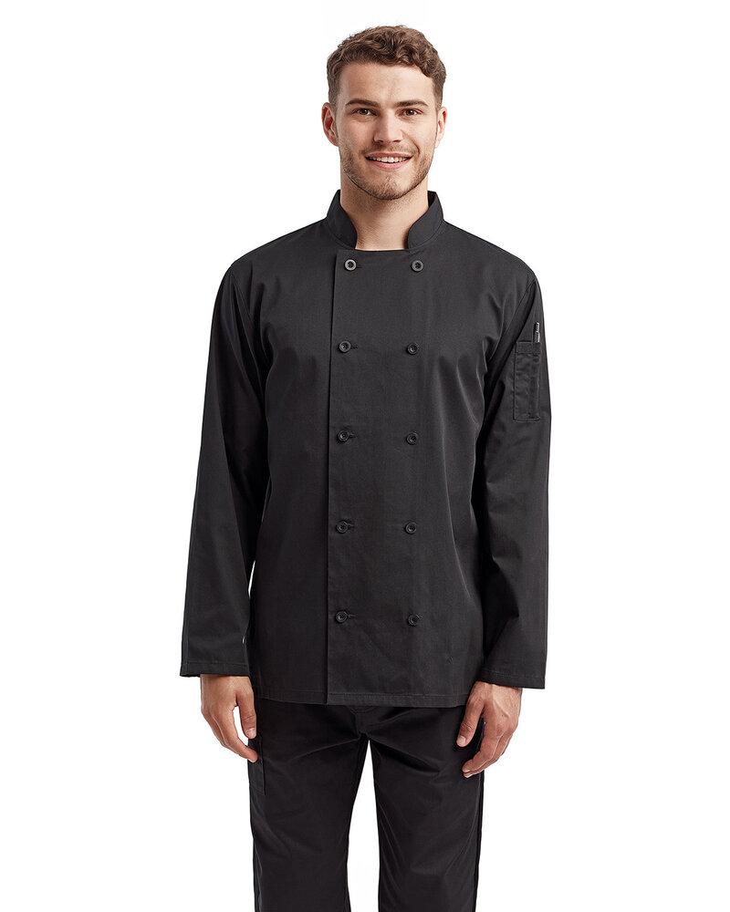 Artisan Collection by Reprime RP657 - Unisex Long-Sleeve Sustainable Chef's Jacket