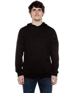 Beimar AHJ701 - Unisex 4.5 oz. Long-Sleeve Jersey Hooded T-Shirt Negro