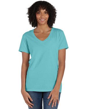 ComfortWash by Hanes GDH125 - Ladies V-Neck T-Shirt