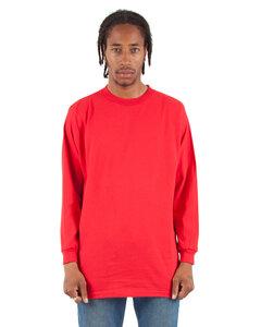 Shaka Wear SHALS - Adult 6 oz., Active Long-Sleeve T-Shirt Rojo