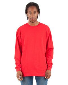 Shaka Wear SHMHLST - Tall 7.5 oz., Max Heavyweight Long-Sleeve T-Shirt Rojo