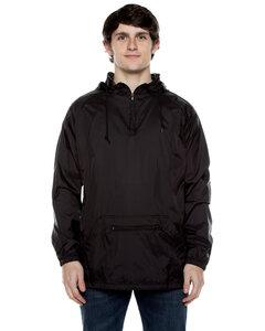 Beimar WB107BG - Unisex Nylon Packable Pullover Anorak Jacket Negro