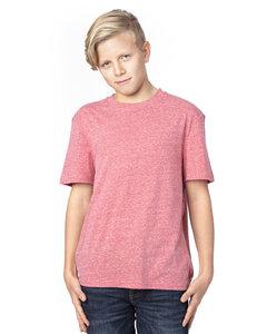 Threadfast 602A - Youth Triblend T-Shirt Red Triblend