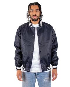 Shaka Wear SHVBJ - Men's Varsity Bomber Jacket Marina