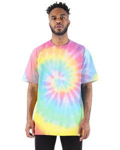 Shaka Wear SHTDSS - Heavyweight Tie-Dye T-Shirt Sherbet Rainbow