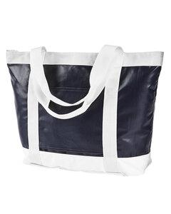 BAGedge BE254 - All-Weather Tote Navy/White