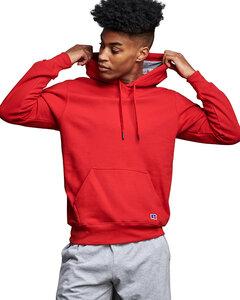 Russell Athletic 82ONSM - Unisex Cotton Classic Hooded Sweatshirt True Red