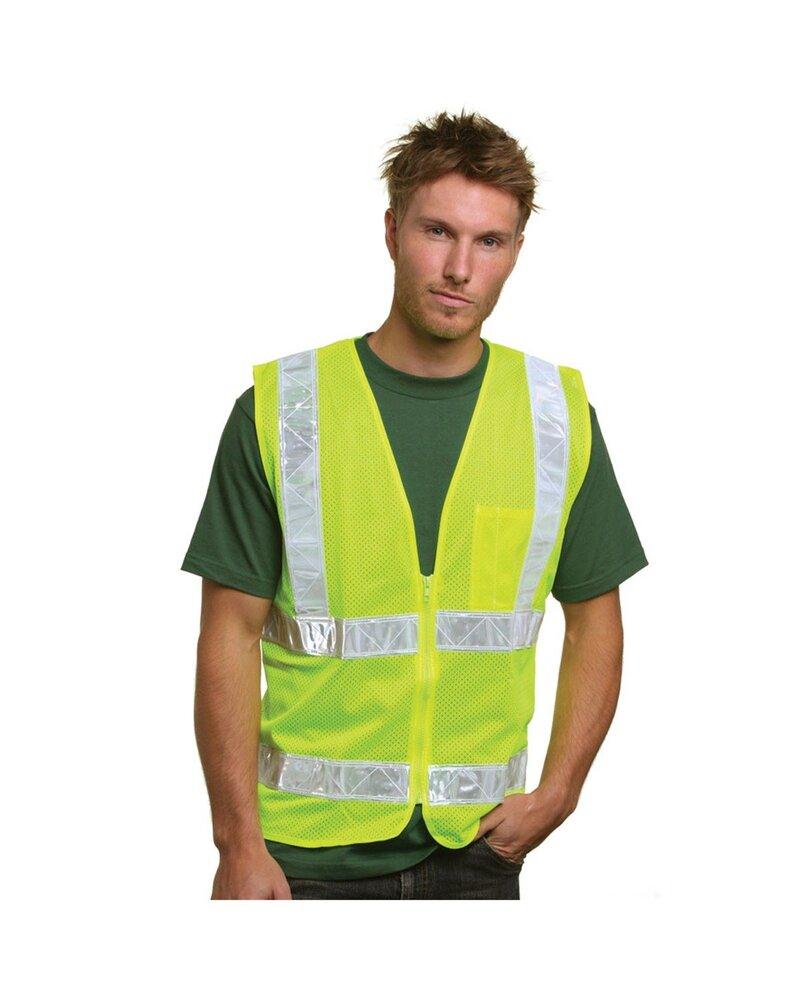Bayside BA3785 - Mesh Safety Vest - Lime