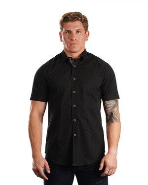 Burnside B9290 - Mens Peached Poplin Short Sleeve Woven Shirt