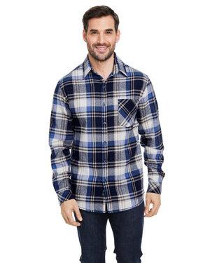 Burnside B8212 - Woven Plaid Flannel With Biased Pocket