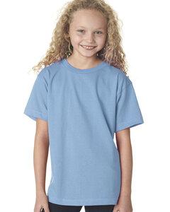 Bayside BA4100 - Youth 6.1 oz., 100 % Cotton T-Shirt Azul Cielo