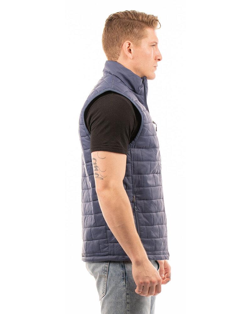 Burnside 8703BU - Adult Box Quilted Puffer Vest