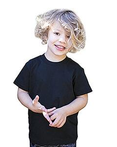US Blanks US2001K - Toddler Organic Cotton Crewneck T-Shirt Negro