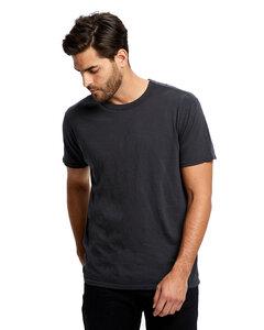 US Blanks US3200 - Men's Short-Sleeve Slub Crewneck T-Shirt Garment-Dyed Vintage Black