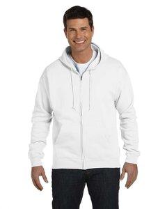 Hanes P180 - Adult 7.8 oz. EcoSmart® 50/50 Full-Zip Hooded Sweatshirt Blanco