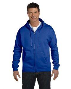 Hanes P180 - Adult 7.8 oz. EcoSmart® 50/50 Full-Zip Hooded Sweatshirt Profundo Real