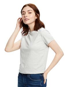 US Blanks US521 - Ladies Short Sleeve Crop T-Shirt Plata