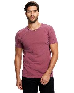 US Blanks US5524G - Unisex Pigment-Dyed Destroyed T-Shirt Pigment Maroon