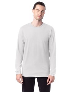 Hanes 498L - Adult Perfect-T Long-Sleeve T-Shirt Blanco