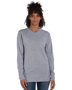 Hanes 498L - Adult Perfect-T Long-Sleeve T-Shirt Luz del Acero