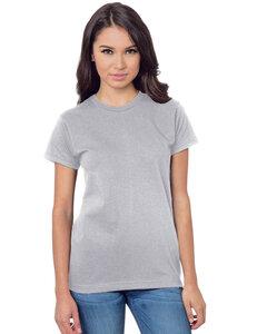 Bayside BA3075 - Ladies Union-Made 6.1 oz., Cotton T-Shirt Dark Ash